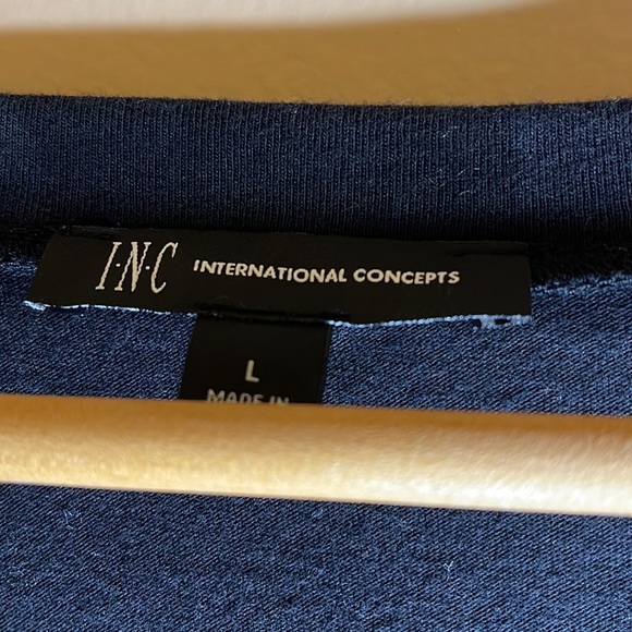 INC International Concepts Black Cotton Love
Graphic-Print T-Shirt Size Large - Picture 4 of 8